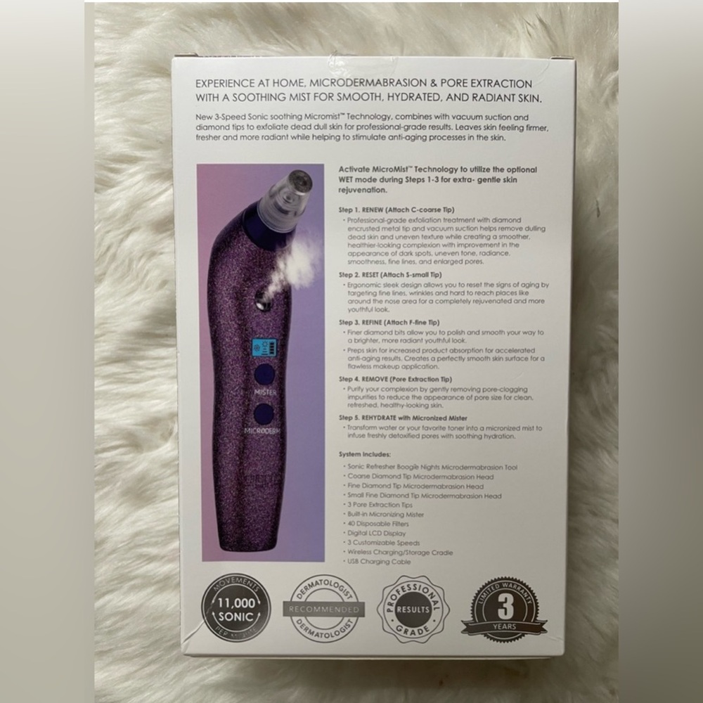 Michael Todd Beauty Sonic Refresher Pore Extraction Micro System NEW & SEALED - Picture 4 of 4